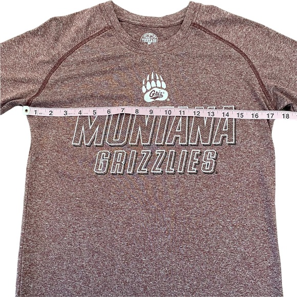 Rivalry Threads Maroon “Montana Grizzlies” Tee S - Picture 8 of 9